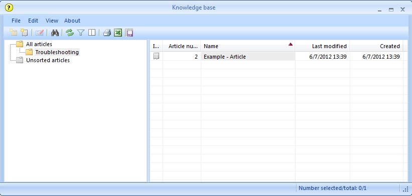 Settings Window